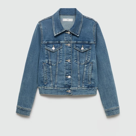 Mango Denim Jacket - Jean Jacket - Size XS - Picture 7 of 9